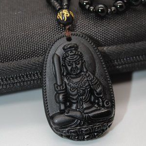 Obsidian Patronus Pendant Necklace